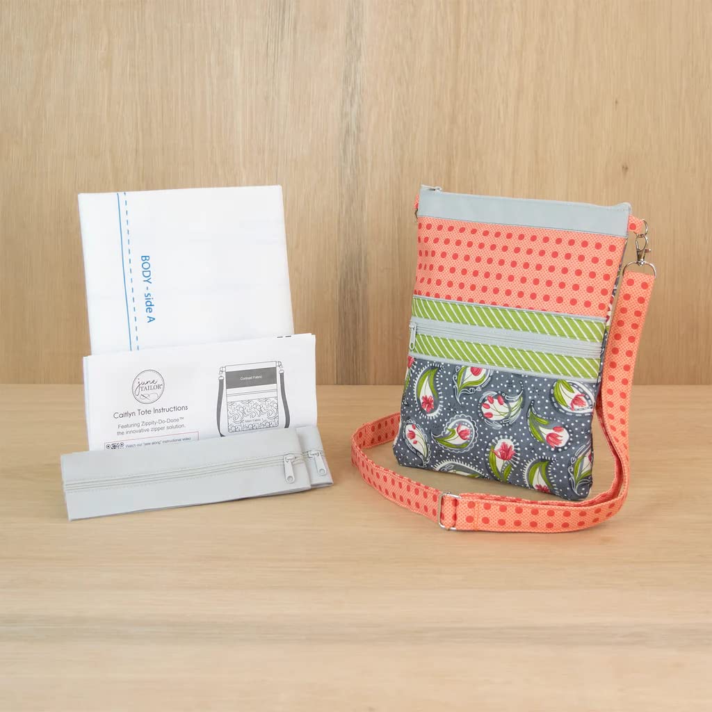 TGC Caitlyn Tote Kit, Quilt As You Go, Grey, 2023 Collection, Crossbody Tote Bag, Sewing Kit, Bag, Textile Fabric, Plastic - Image 2