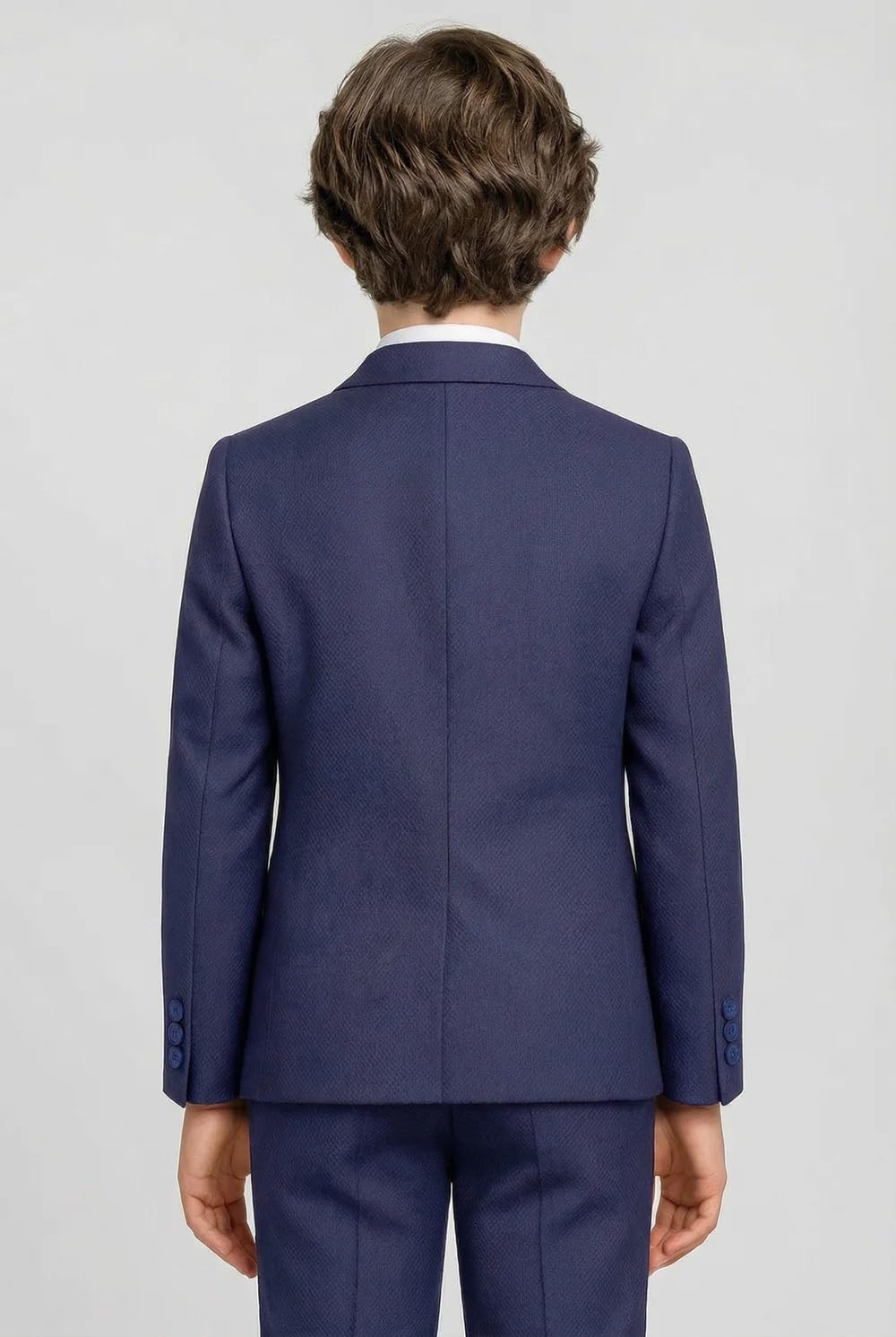 SIRRI Ensemble 5 pièces pour garçon, Costume Formel texturé, Tenue de Communion pour garçon d'honneur, 2 à 13 Ans