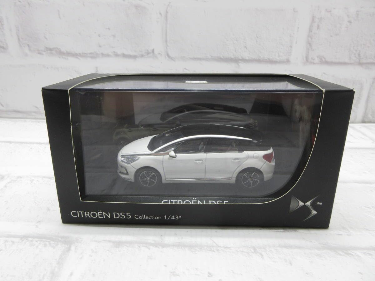 Amazon | ミニカー 1/43 シトロエン DS5 ホワイト×ブラック ディーラー