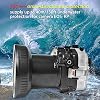Sea frogs Waterproof Housing Case Underwater Diving Camera Case with Flat Long Port 40M/130FT for Canon EOS RP