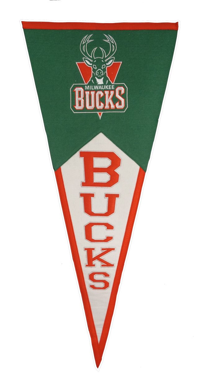 Milwaukee Bucks Large Wool Pennant