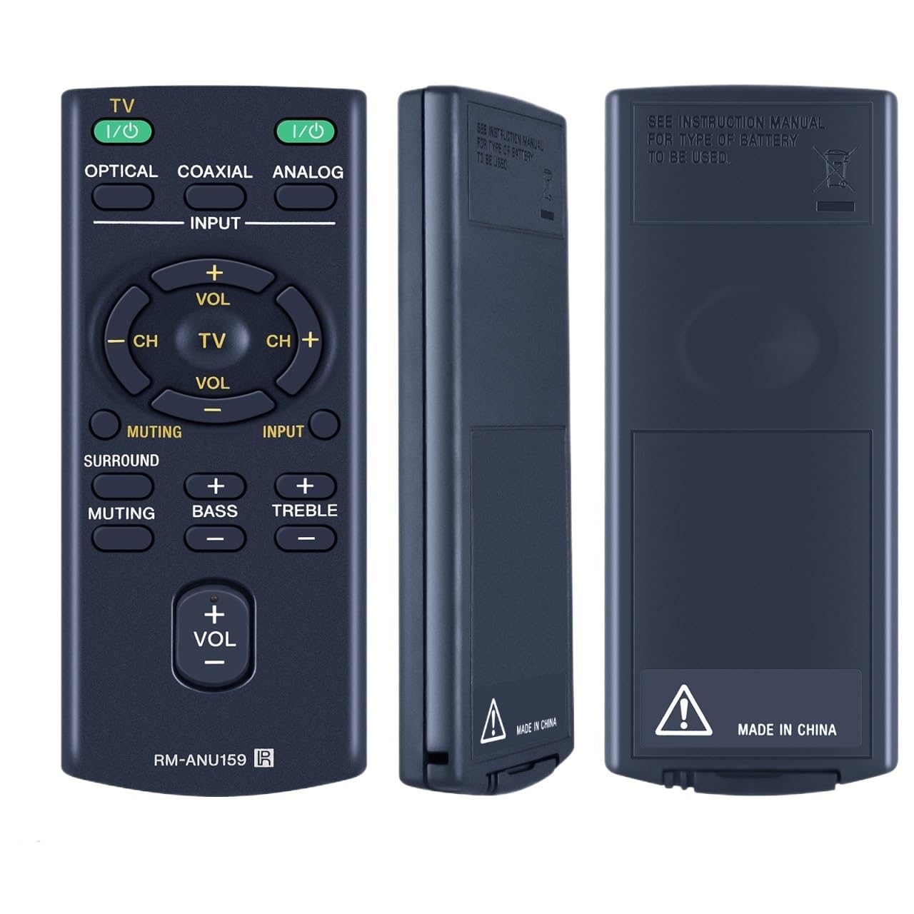 Zamienny pilot RM-ANU159 433 MHz do soundbara Sony HT-CT60 / CSA-CT60 SS-WCT60
