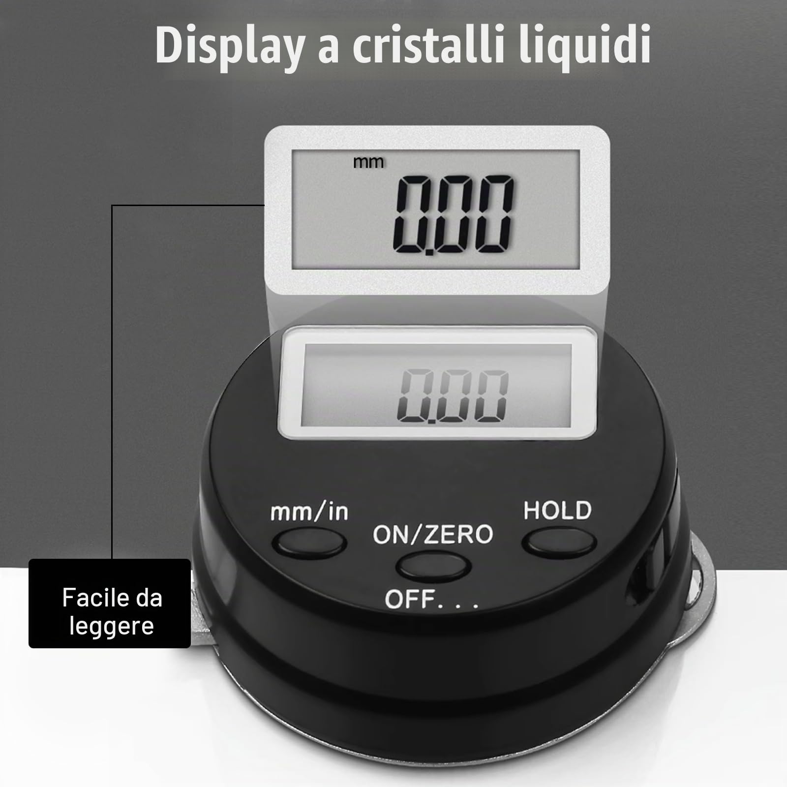 Calibro Esterno Digitale Elettronico, 0-150mm x 0,01mm Calibro Di Diametro Esterno Calibro Di Spessore Digitale, Calibro Di Misurazione Del Diametro Esterno Digital Outside Caliper, mm/Inch