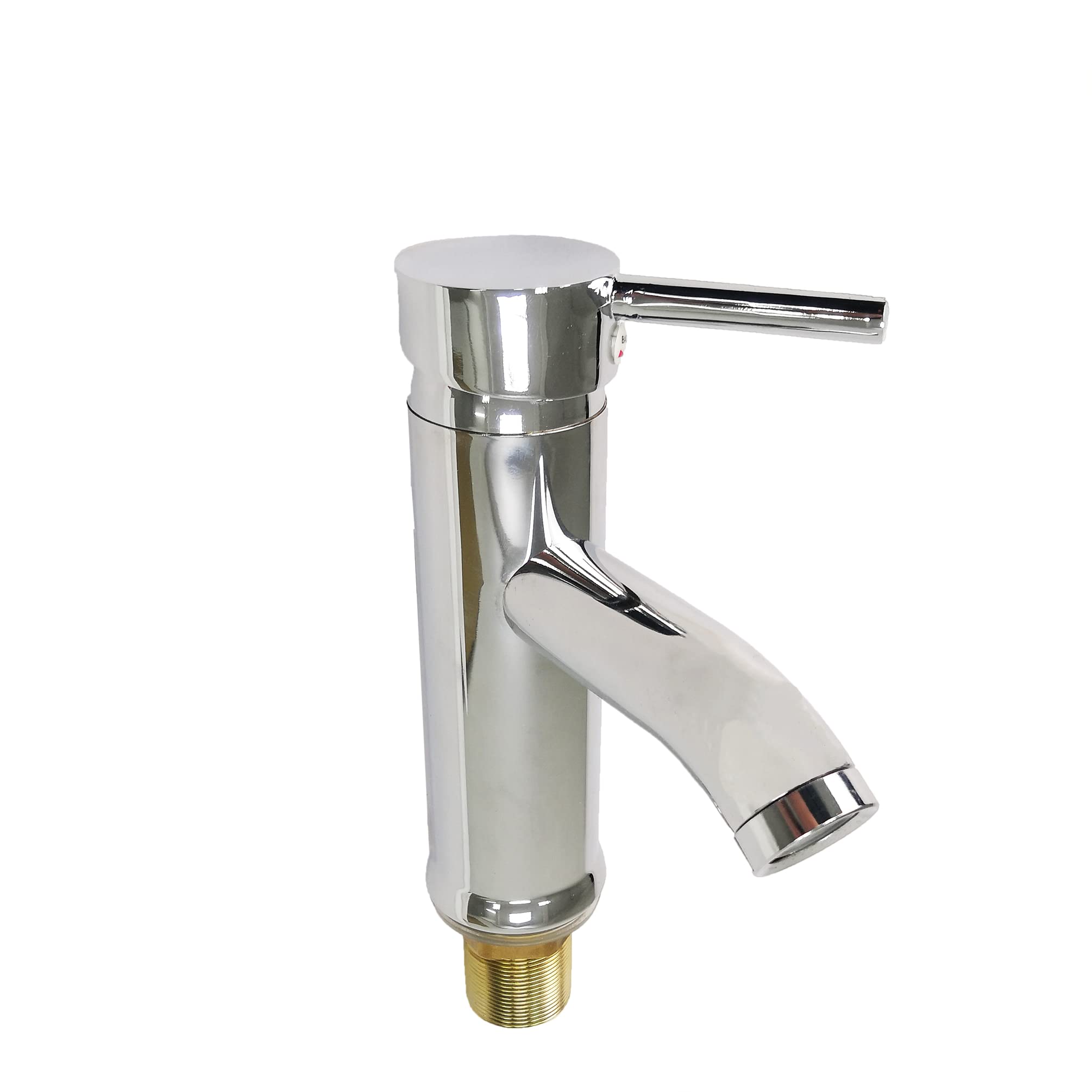 FixtureDisplays Vanity Faucet Cold Hot Water Chrome Plated 15552-NEW-NF