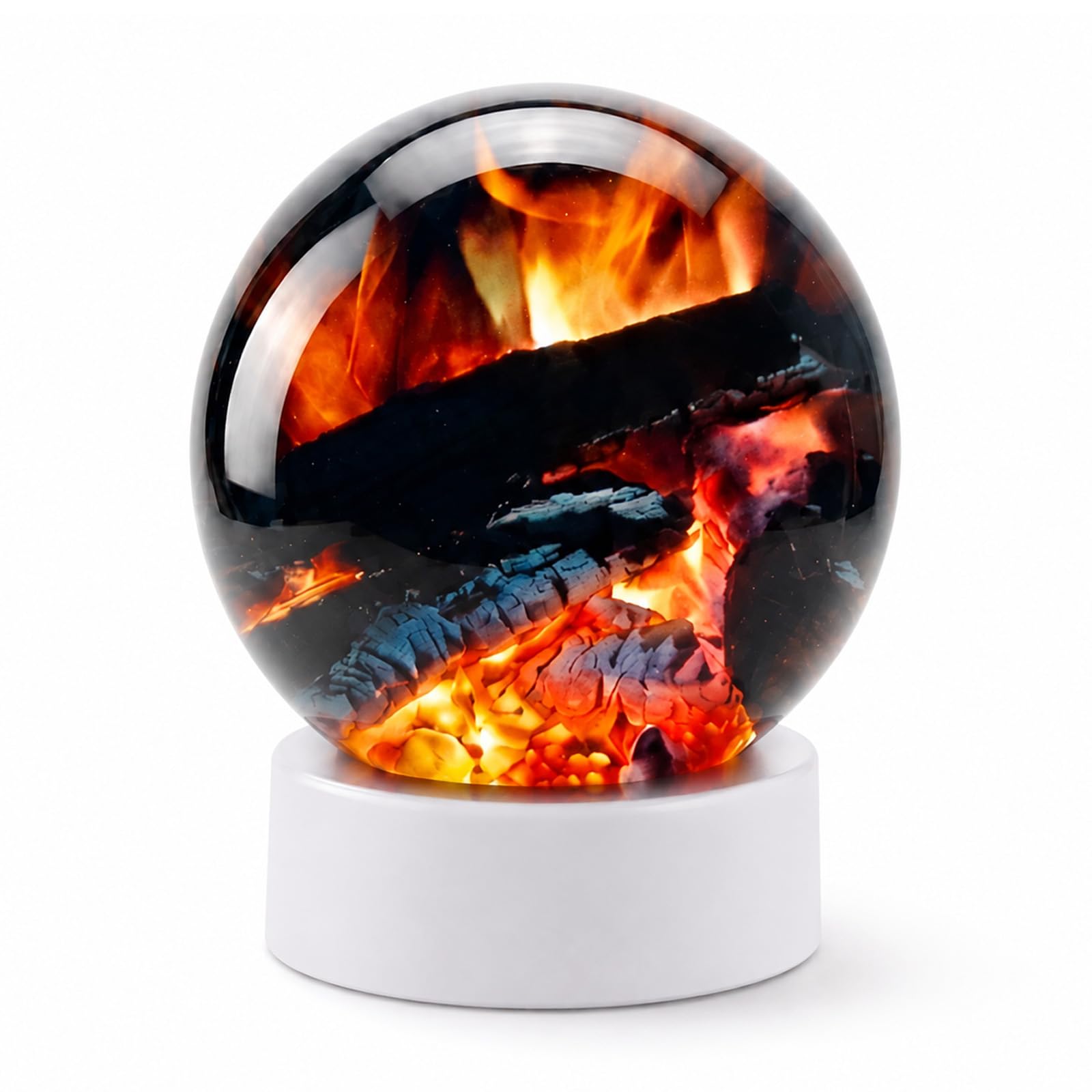 DreamSphere Kugel zum Einschlafen, 4K Einschlafhilfe mit beruhigenden Geräuschen, 8 vorinstallierte Umgebungen, tragbare Schlafkugel mit Display (Weiß)