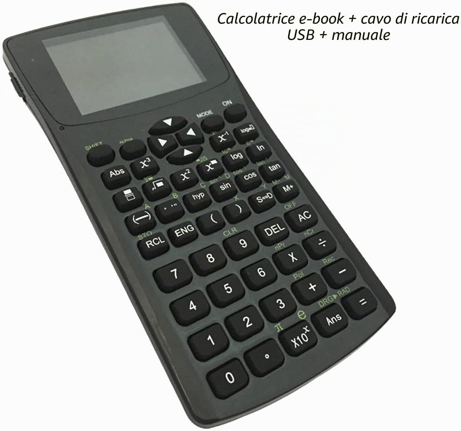 Calcolatrice Anti-Peeping, Mini calcolatrice da 2,4 Pollici con 4 GB di Memoria, Cavo di Ricarica USB, calcolatrice da Tavolo
