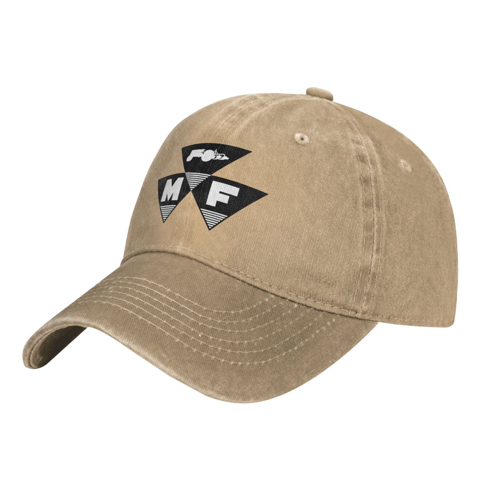 DPgUfPV Massey Ferguson Hat Adjustable Baseball Cap Cotton Cowboy Hats, Fashionable for Man Woman Natural