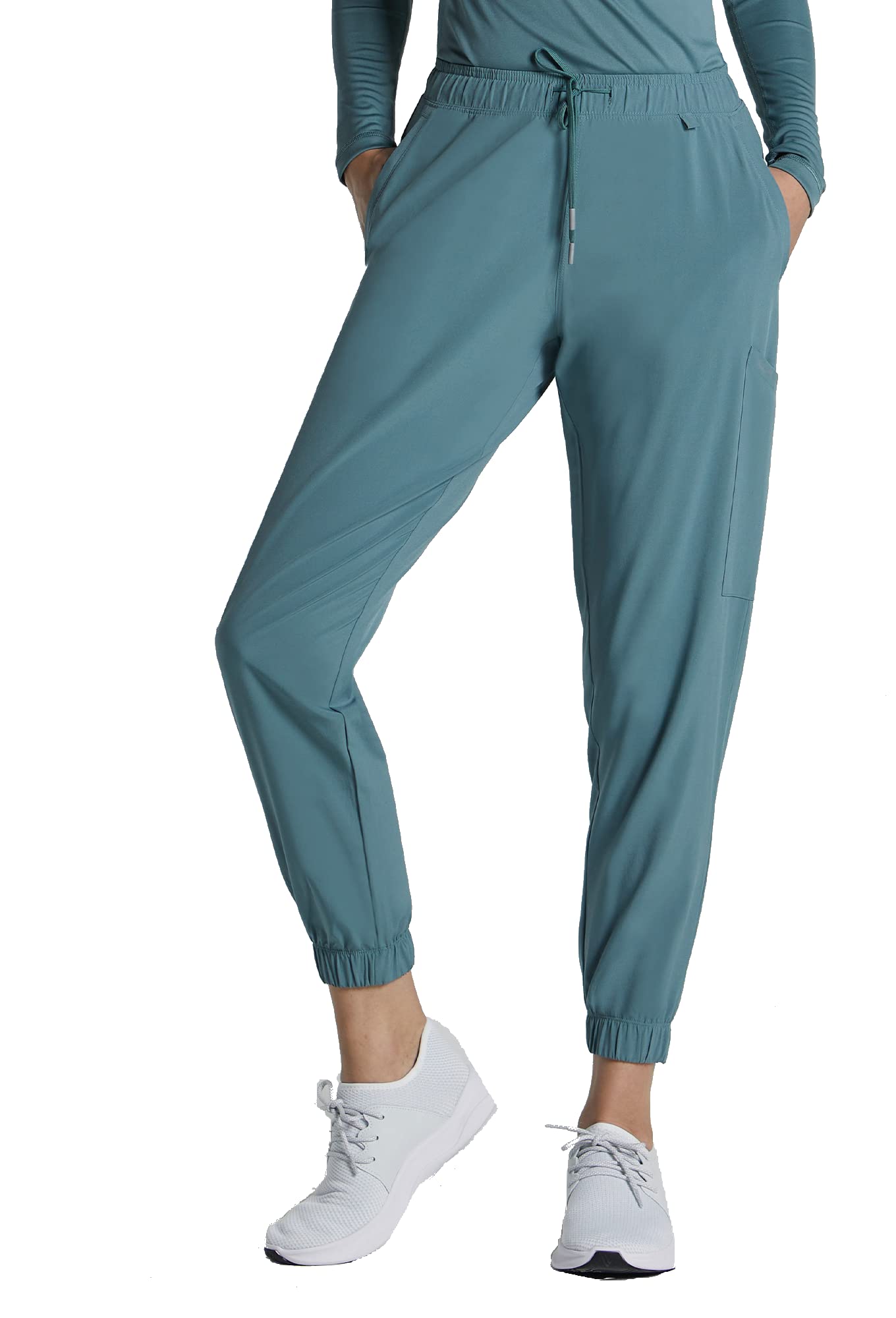 Asmar ScrubsSusan Multi Pocket Scrub Pants for Women, Stretchy Drawstring Scrub Joggers