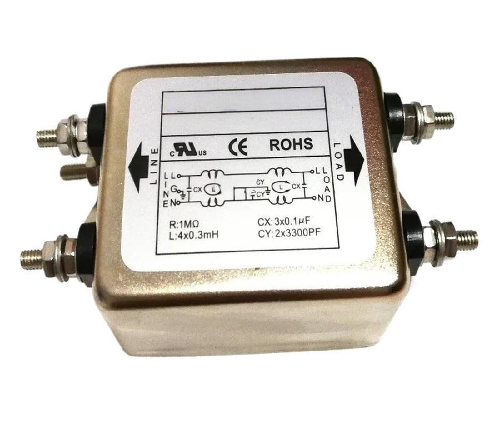 MBPAIHOP Power filter CW4L2 10A 20A single-phase bipolar AC 220V