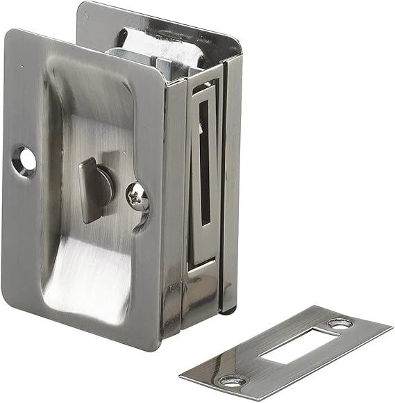 Richelieu Hardware 1701ANPSBC Onward Pocket Door Pull with Privacy Lock