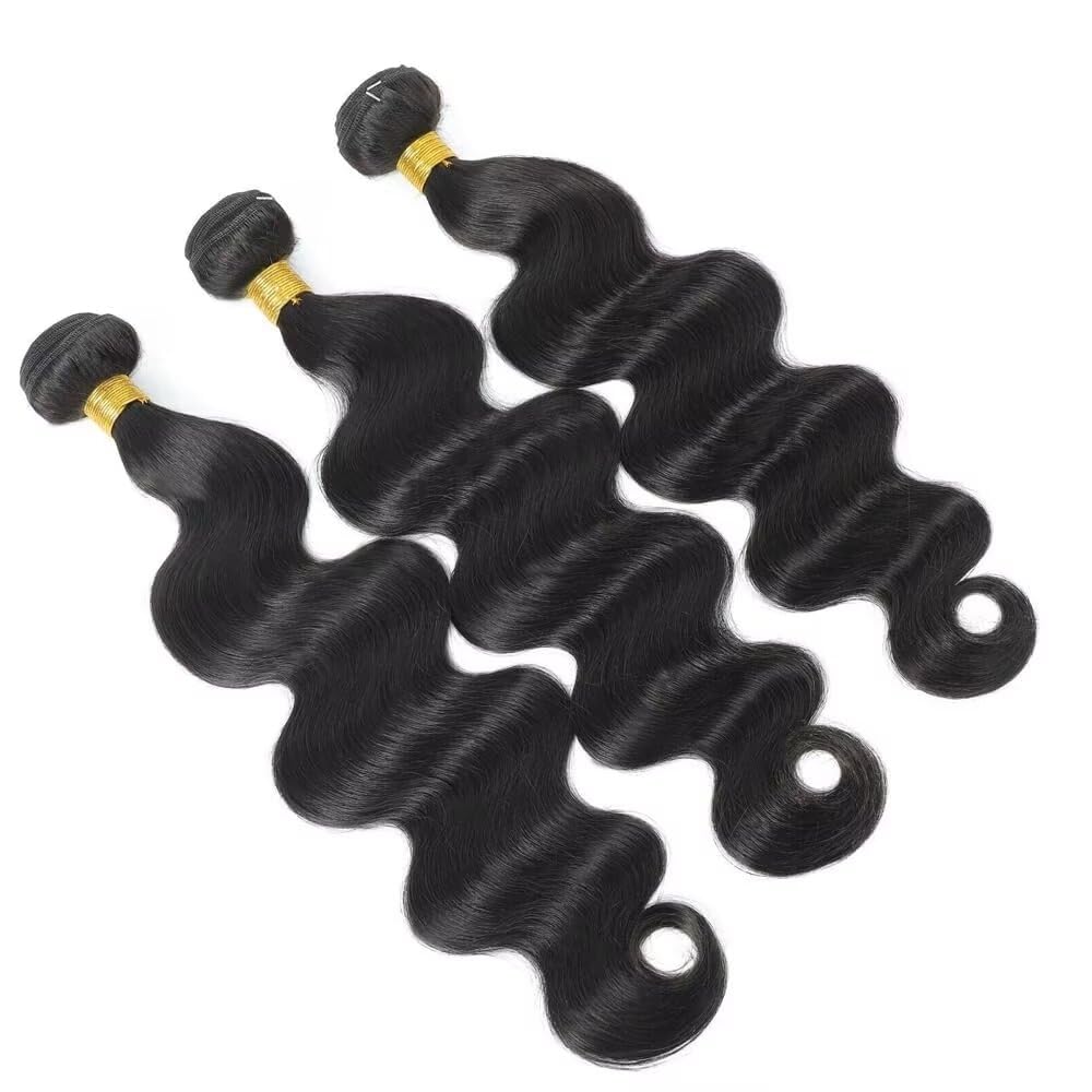 Body Wave Human Hair Bundles Matassa Capelli Veri Tessitura Capelli Naturali Umani Donna Capelli Umani Brasiliani Brazilian Virgin Hair Weave Bundles 18 20 22 Pollici 300g