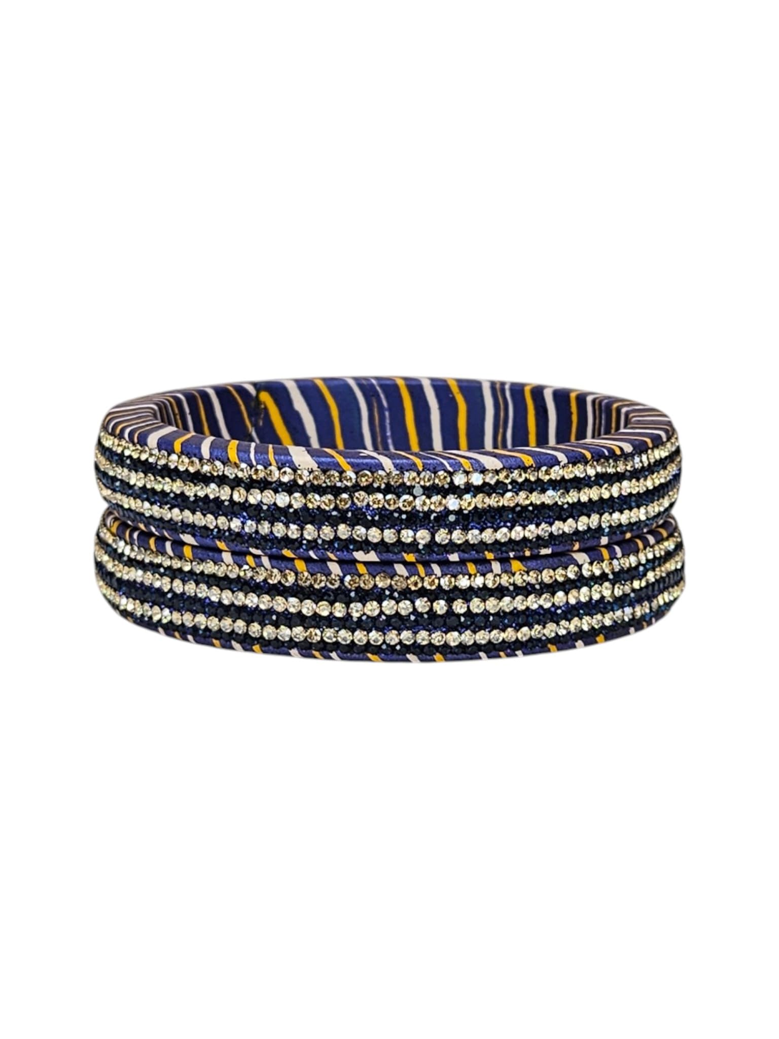 Lahariya Lac Bangles for Women & Girls | Traditional Rajasthani Lakh Chudi Set with Stone Work | Handmade Bridal Bangles | Teej Sawan Festival Special | Ethnic Bangle Set of 2 Pc-picture-20