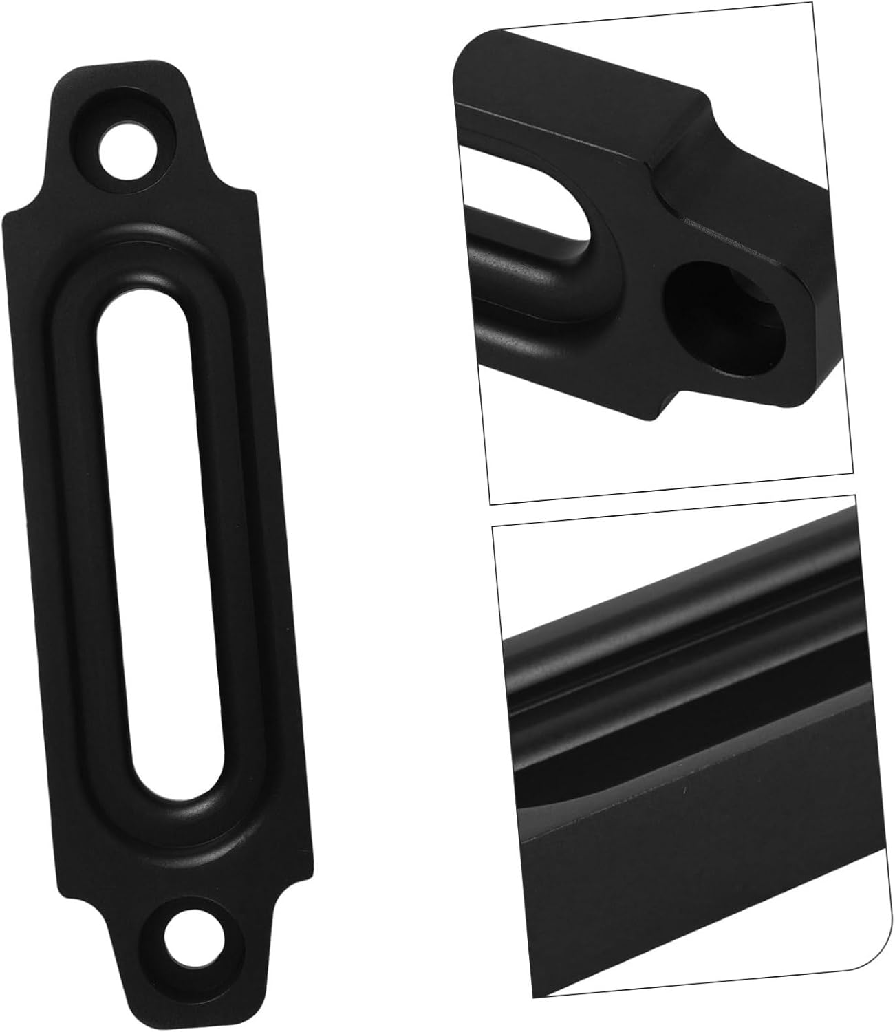 Heavy-Duty Aluminum Winch Fairlead Mounting Bracket for Synthetic Rope and Cables Durable Off-Road Cable Guide for Vehicle Towing Accessories