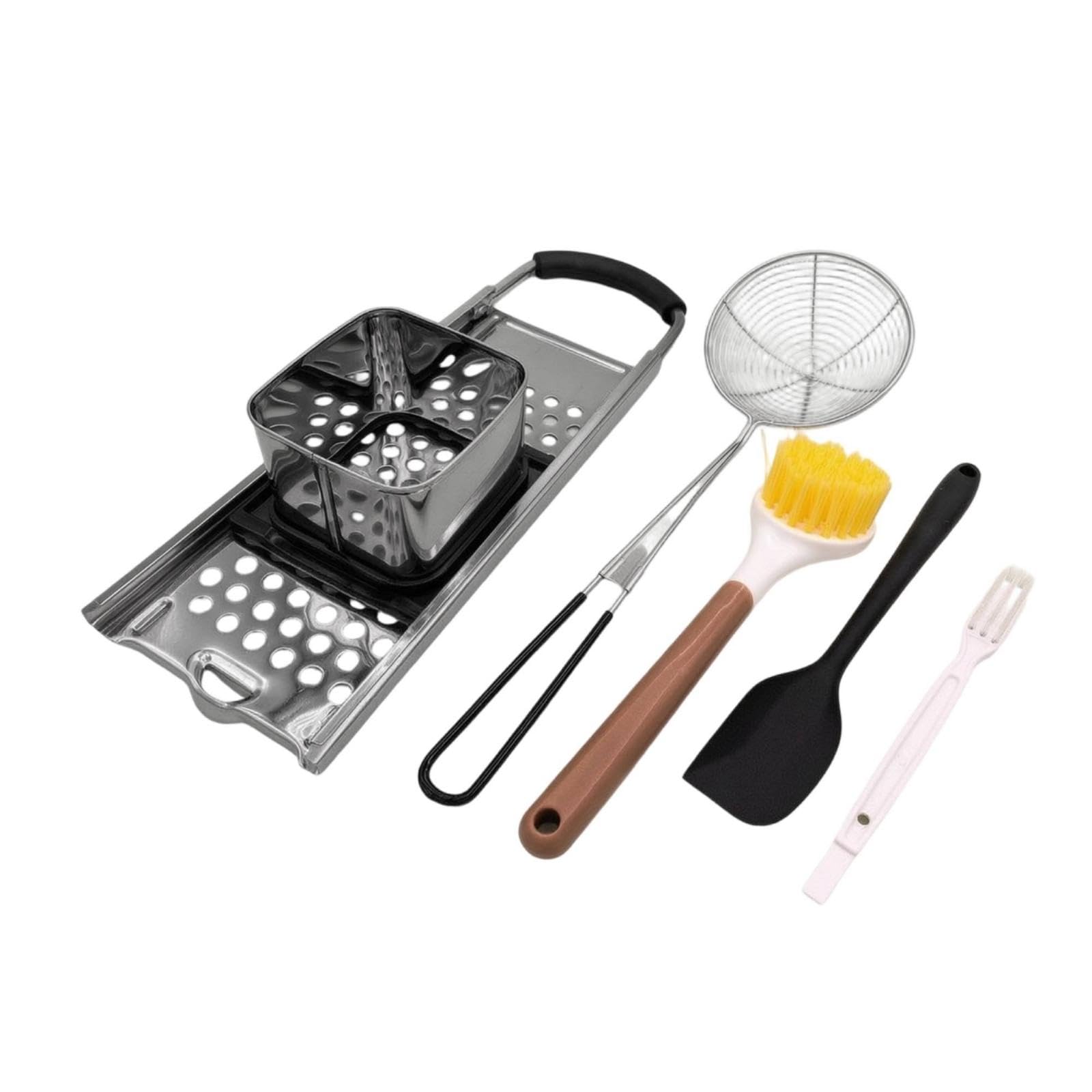 5 Pieces Gnocchi Maker Set Stainless Steel Pasta Making Kit Easy to Use Gnocchi Board with for Home Cooks, Kitchen-image-16