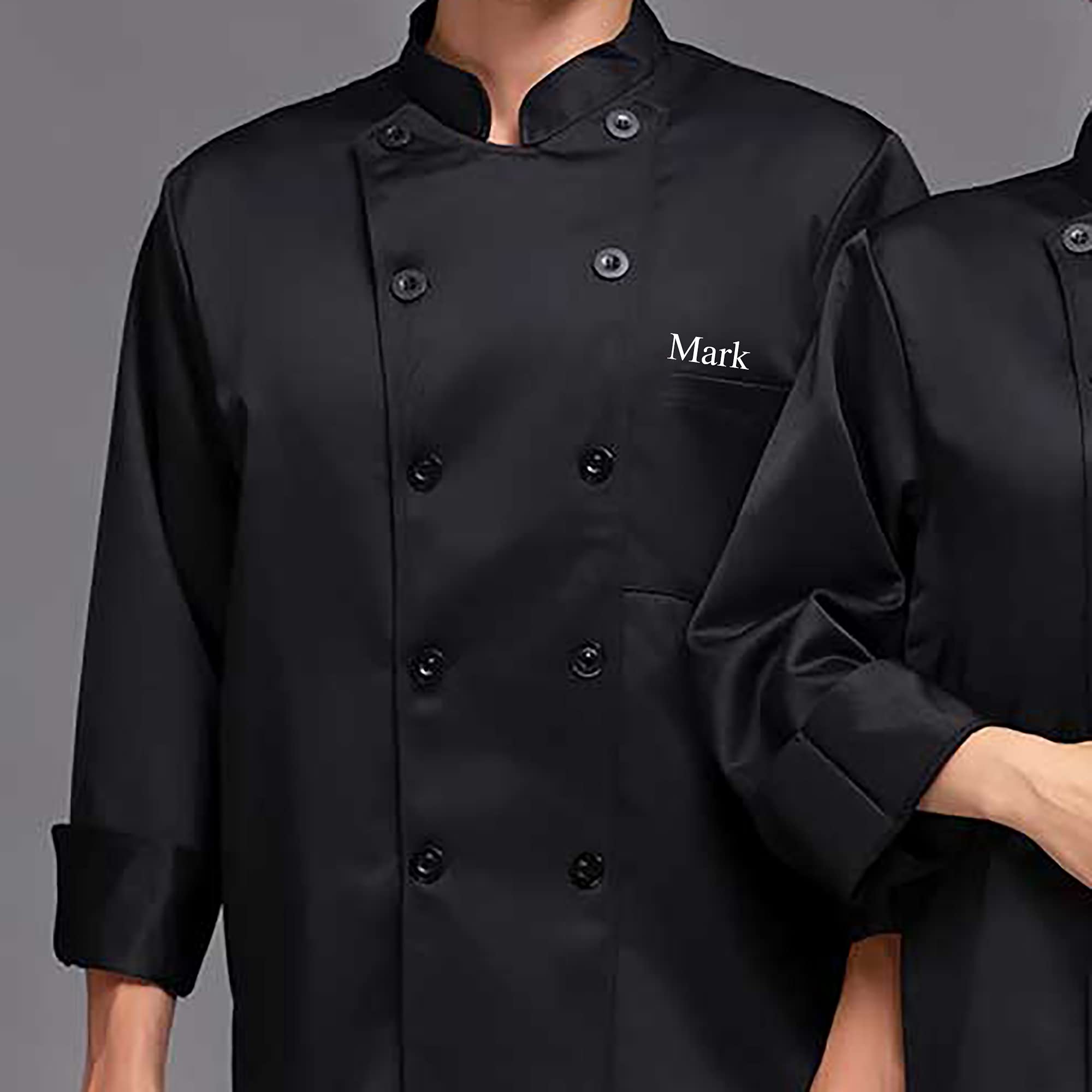 Manteau de chef personnalisé Chemise de restauration à manches courtes/manches longues Personnalisé Hôtel Cuisine Restaurant Uniforme Boulangerie Cuisinière Service alimentaire Veste de chef