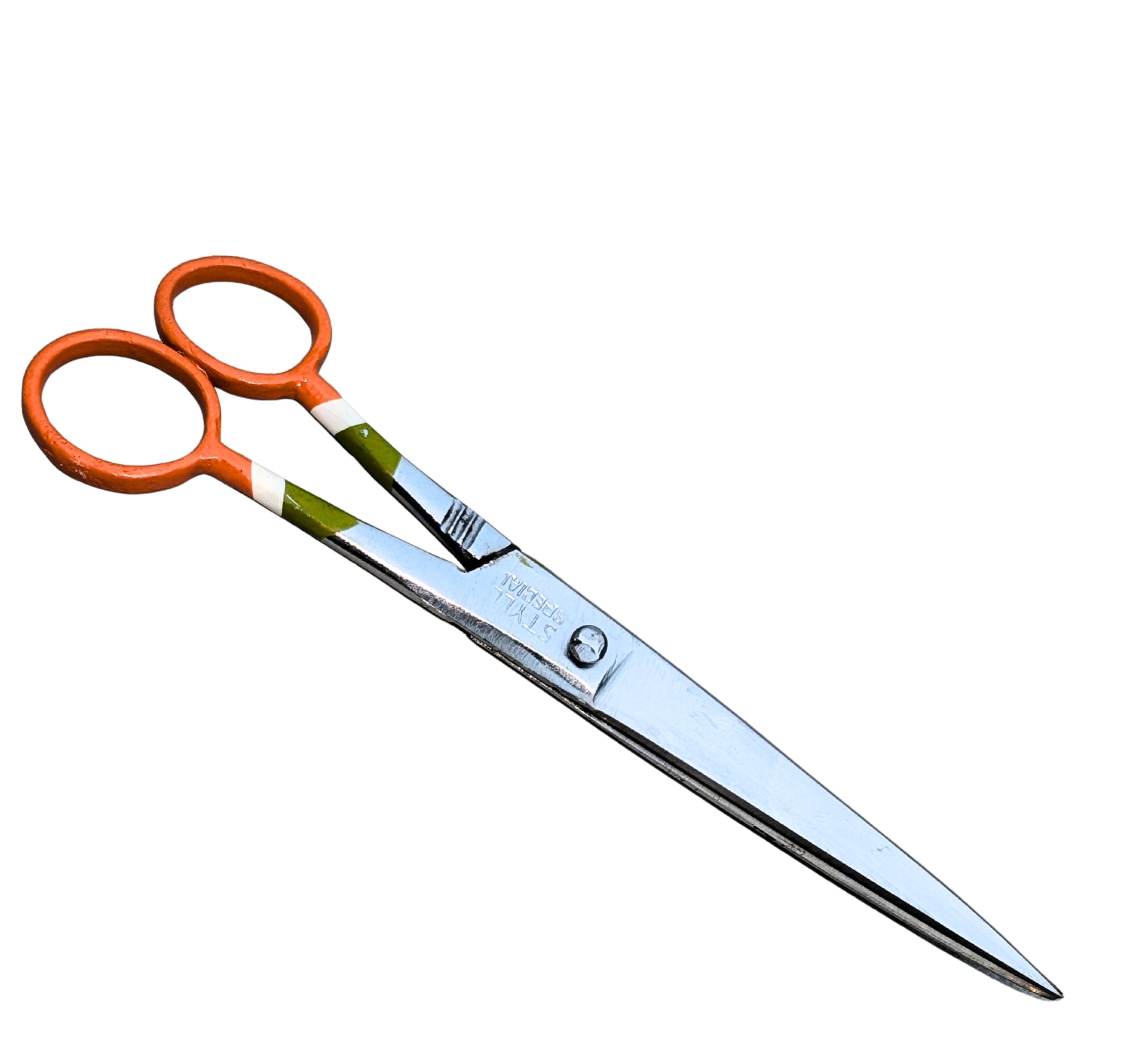 6 Inch Professional Hair Cutting Scissor | Pure Reti Made Stainless Steel Barber Scissor with Sharp Blades & Hand Painted Grip | Hairdressing Shears for Salon, Barbers & Home Use-image-28
