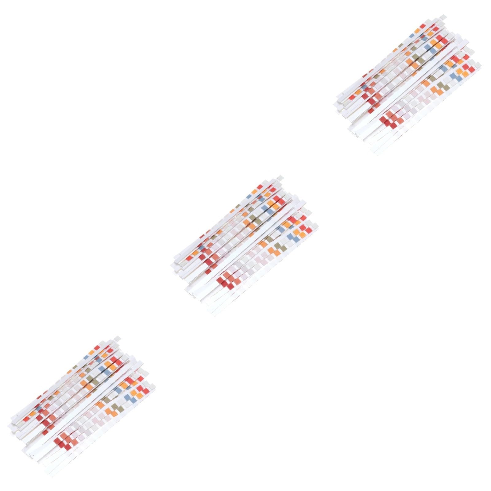3 Ensembles Test Pour Test De Qualité De Eau Stockage Mesure Ph Alcalinité Parfaites Pour Spas 50 Pièces * 3