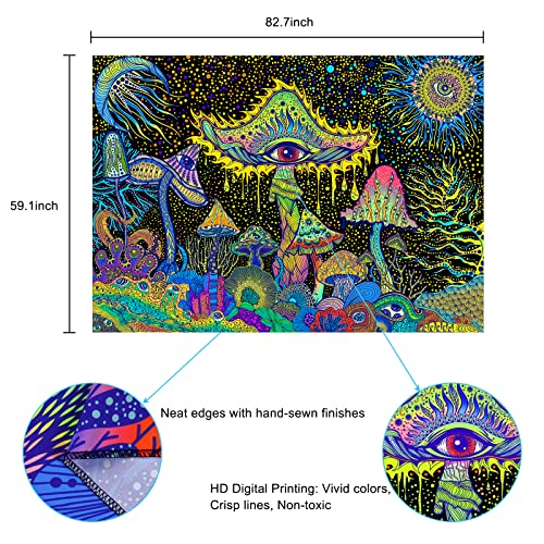 Yrendenge Arazzo da parete con funghi