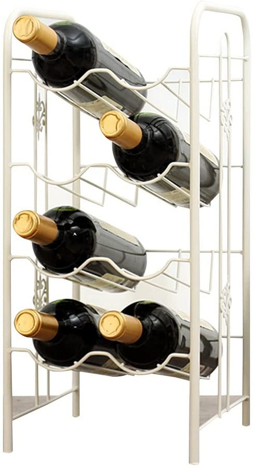 Range-bouteilles de vin de comptoir au design minimaliste épuré pour amateurs de grands crus