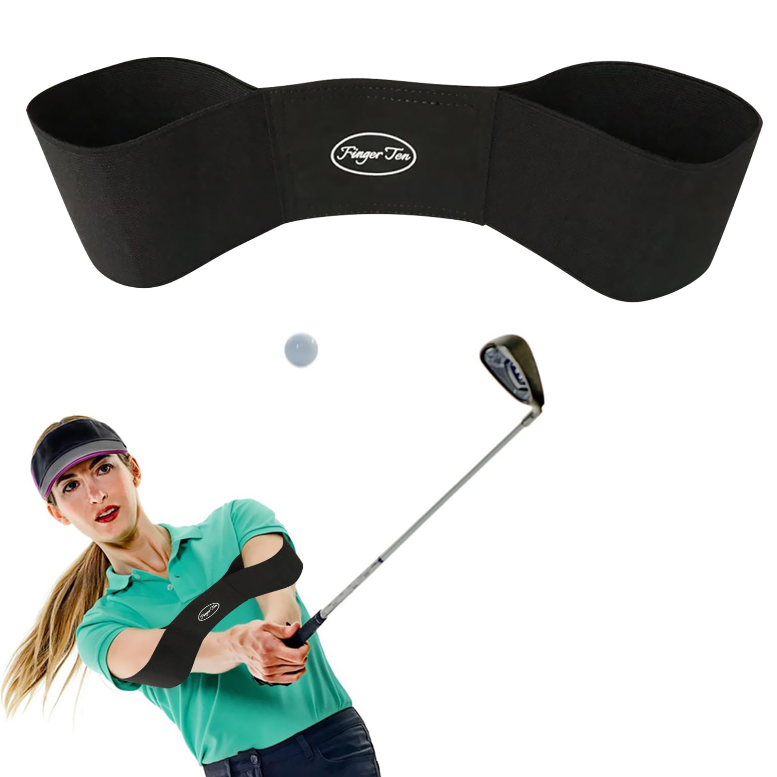Beauenty Golf Grip Trainer,Golf Training Wrist Hinge,Golf Swing Training Aid,Golf Swing Training Aid - Swing Correcting Arm Band
