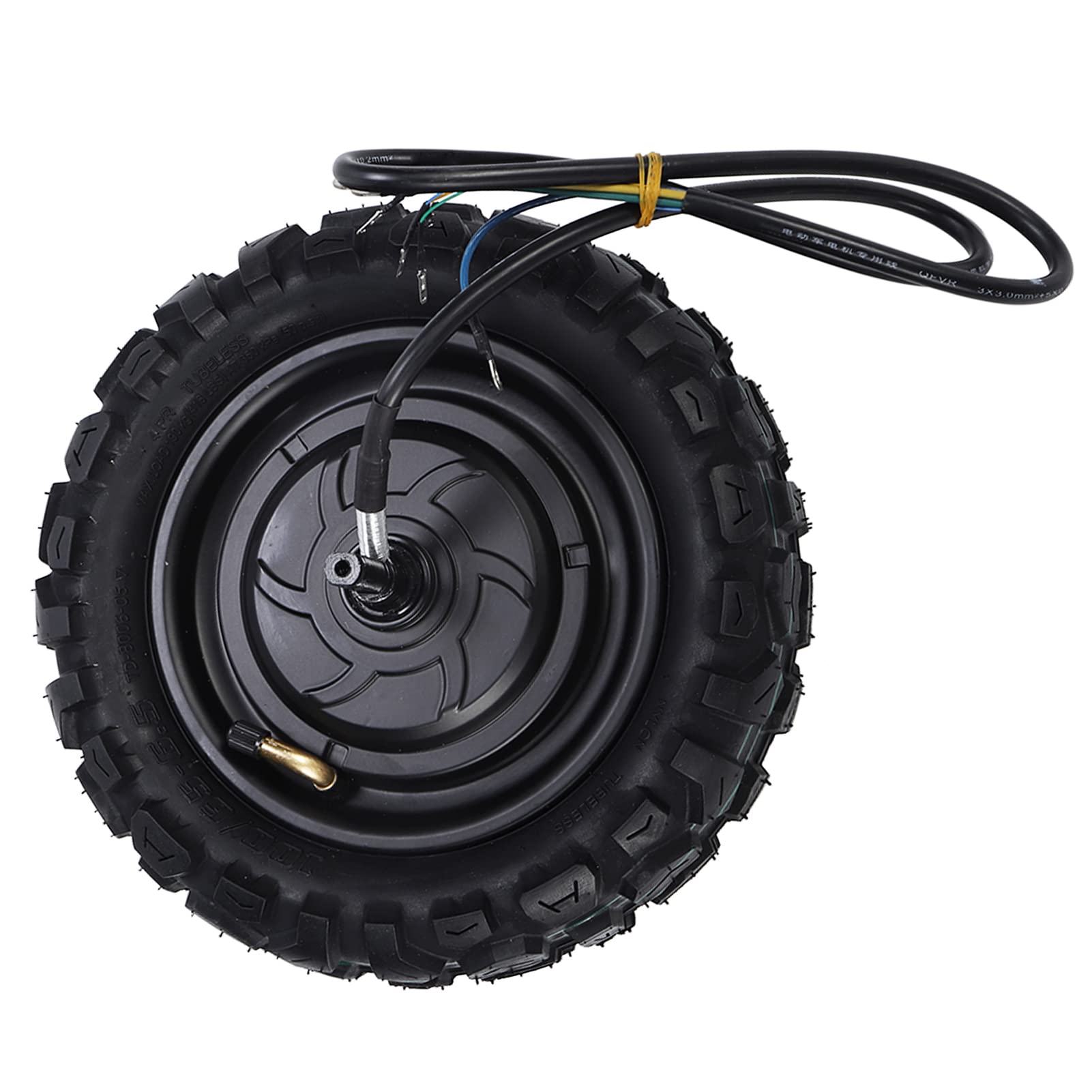 Sorandy 11 Inch Hub Motor 36V-72V Electric Scooter Hub Motor with Inflatable Tire Electric Bike Wheel Electric Bike Conversion Kit for Electric, E-Bike, Electric Scooter