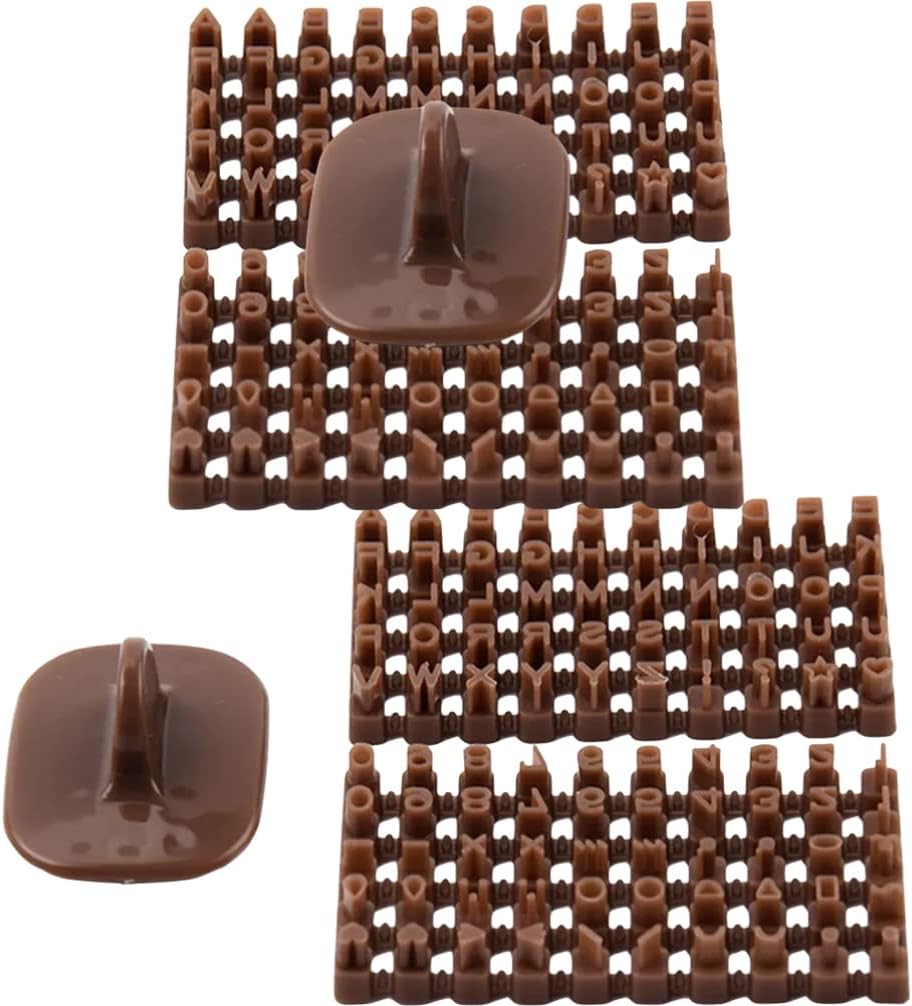 SEWACC Clay Tools Letter Stamps for Clay 2sets Pottery