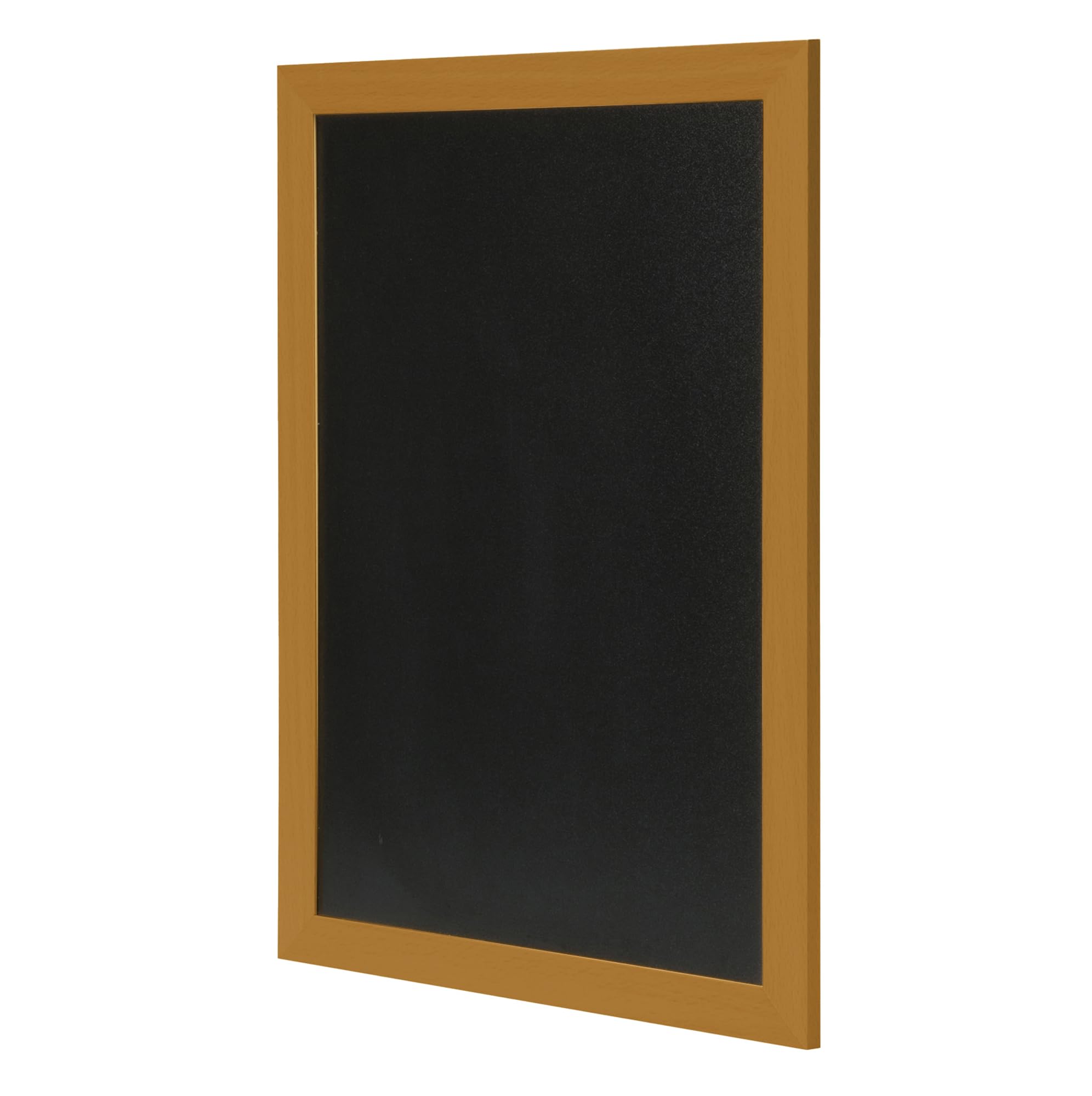 Deflecto Wall Mounted Chalkboard, Durable Writable Message Board, Easy Wipe Surface for Restaurants, Cafés, Kitchens and Events - Pack of 10, 30cm x 40cm Teak