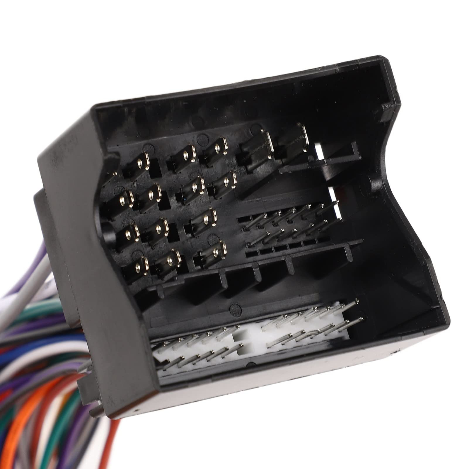 Adaptador De Cable De Radio De Coche De 60 Cm Y 52 Pines, Cable De Extensión MQB Arnés De Cables De Radio Estéreo De Coche 5.0 5‑12V Para Altavoces De Radio De Coche