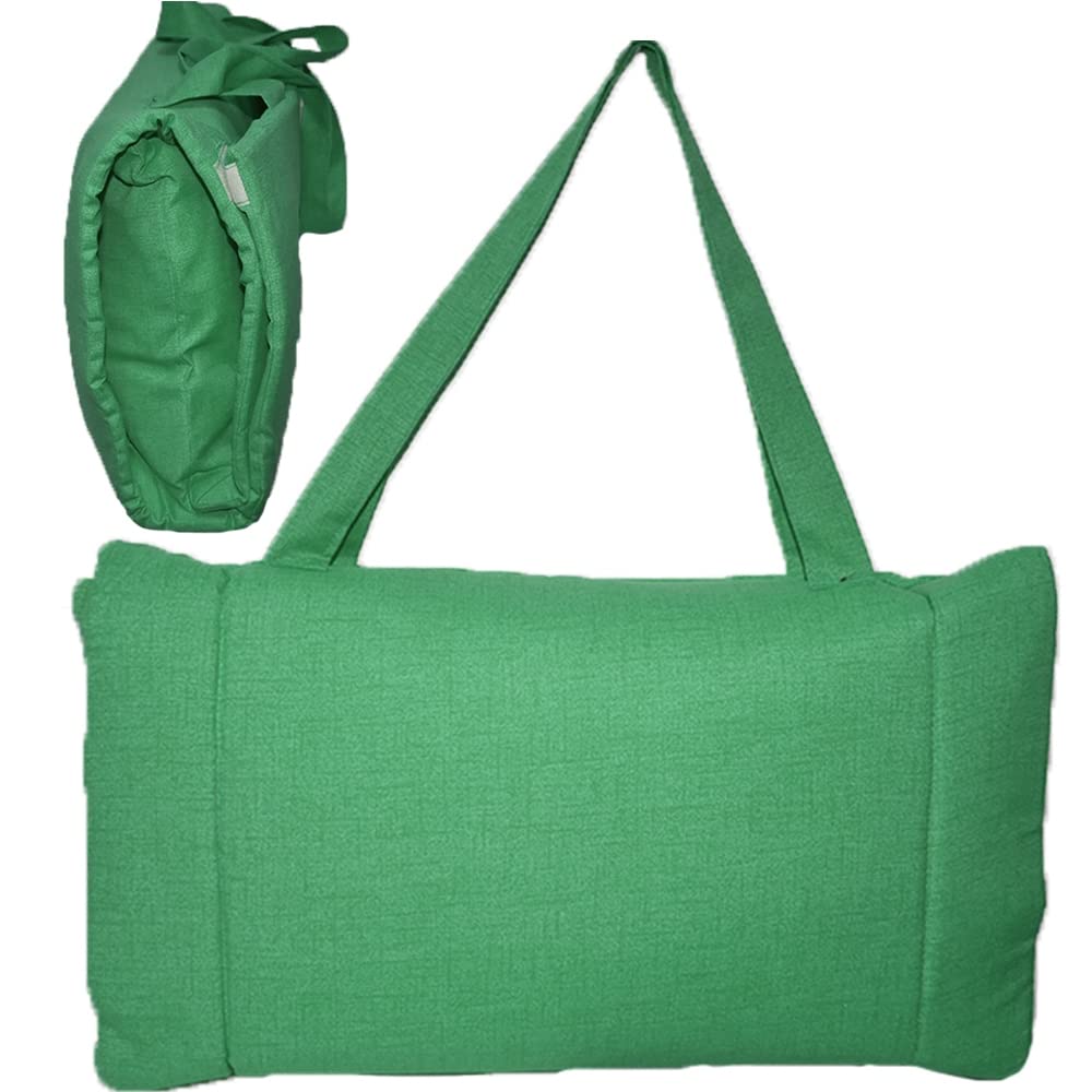 cosedacasa Borsa Cuscino poggiatesta Imbottito stuoia Ricambio per Lettino Sdraio Spiaggia Mare materassino Piscina cm 135x58-arancio