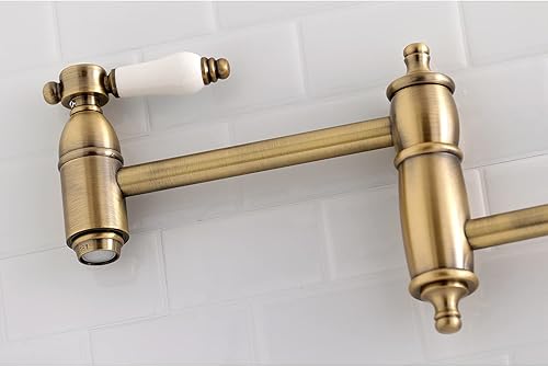 Miniatura 7 de Kingston Brass KS3105BPL Bel-Air Pot Filler, 13" de longitud, bronce aceitado