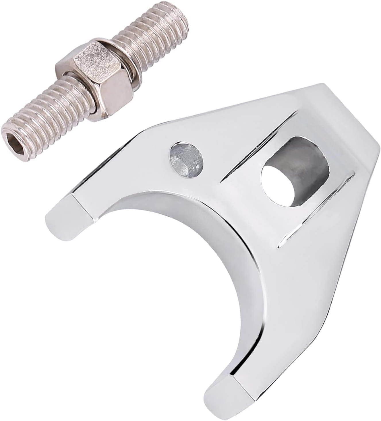 SIXRUN Billet Aluminum Distributor Clamp HEI Electronic for SBC BBC SB BB Easy Install