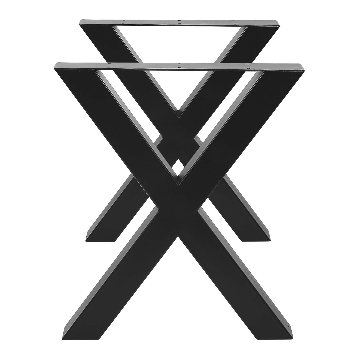 Buy Set of 2 Industrial Country Style Steel Table Legs 28”x24” Dining Table Legs 28”Height 24