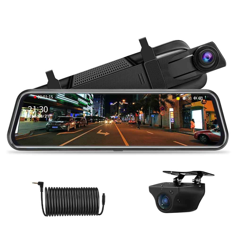 Spiegel Dashca it Rückfahrkaera Dual 1080P Dashca Auto Vorne Hinten