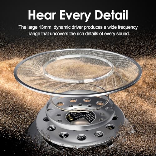 Image of Bluetooth Headphones, 150H Playtime Wireless Bluetooth Earbuds with Earhooks, w /Mic in-Ear Magnetic Neckband Earphone, IPX7 Sweatproof Deep Bass Headset for Home, Traveling, Outdoor, Business Trips