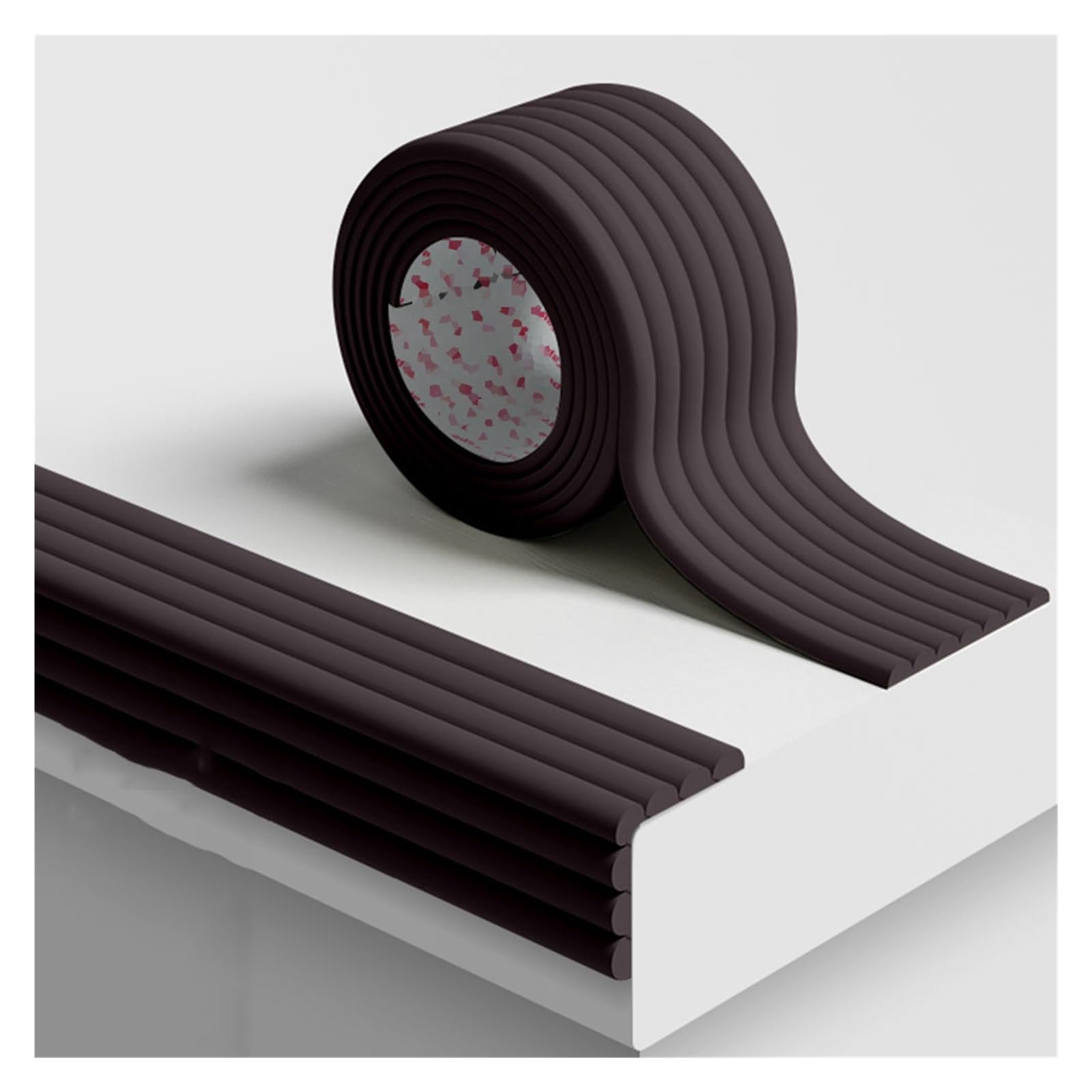 YNBSHGAA Foam edge protectors, Anti Collision Table Protectors Corners Cushion Bumper, Self-Adhesive Corner And Edge Guard For Furniture Desk, 0.8cm Thick, Wide,Brown-2m/6.56ft