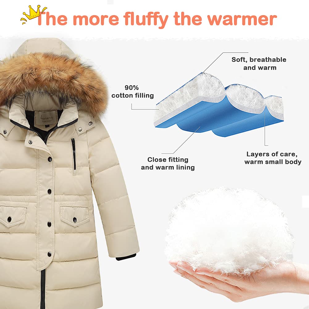 Giacca invernale per bambini, unisex, piumino da ragazza, ragazzo, giacca traspirante con cappuccio