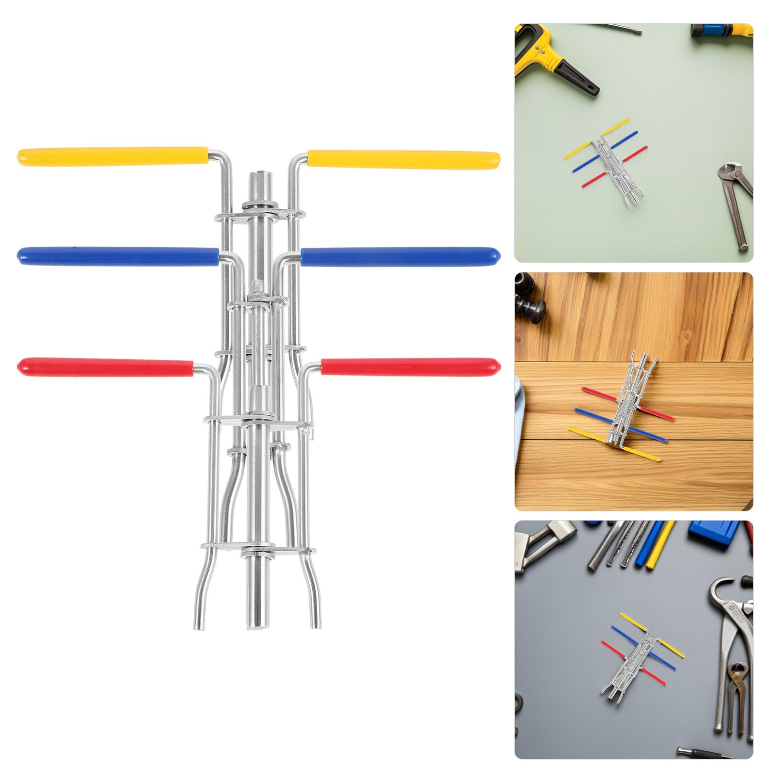 6 Pezzi Kit di Installazione Guarnizioni per Cilindro Idraulico, Kit Strumenti per Guarnizioni di Cilindri Idraulici e Aste Pistone, Acciaio Inox e Gomma, per Manutenzione