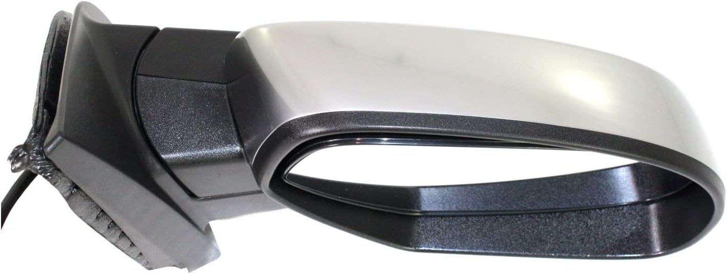 Kool Vue Right Power Heated Side Mirrors for Chevrolet Silverado 1500 Avalanche 2007-2013 Manual Fold, Blind Spot Mirror for Car, Memory, Puddle Lamp & Auto-Dim, Chrome New Body, Off Road Pkg