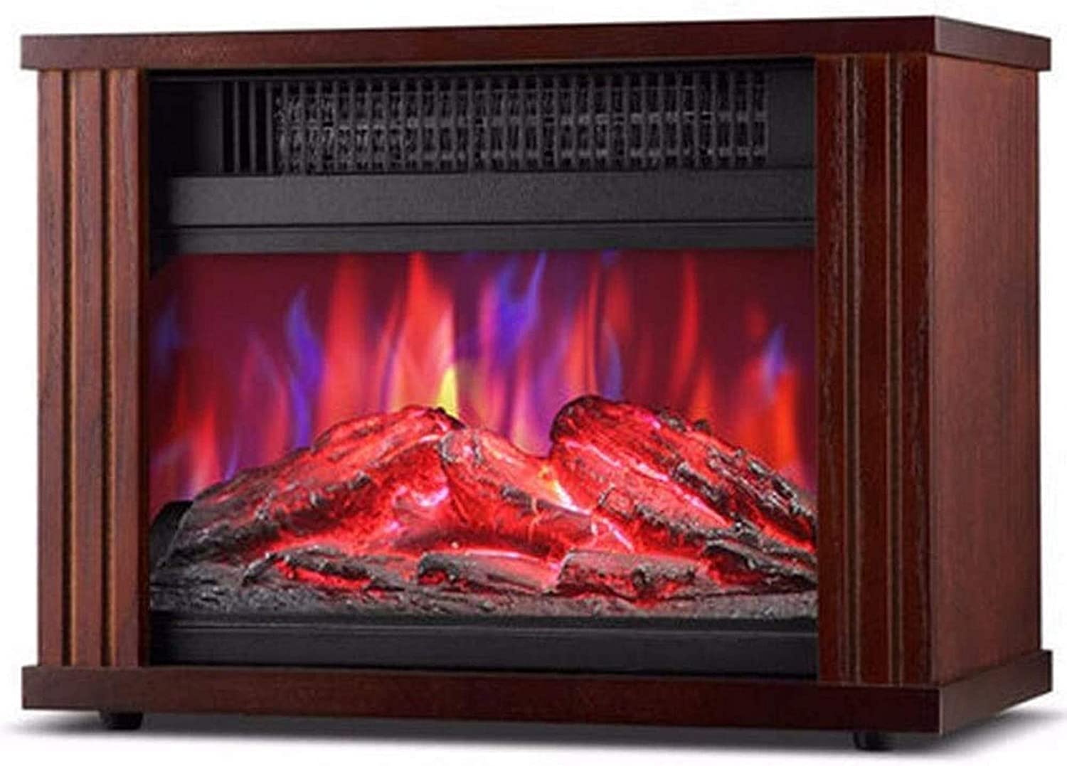 Amazon.com: Trnni Electric Fireplace is Used for Portable Heater Electric  Fireplace - Electric Stove Heater with Realistic 3D Flame Effect - Fireplace  Heater (Color : Brown) : Home u0026 Kitchen