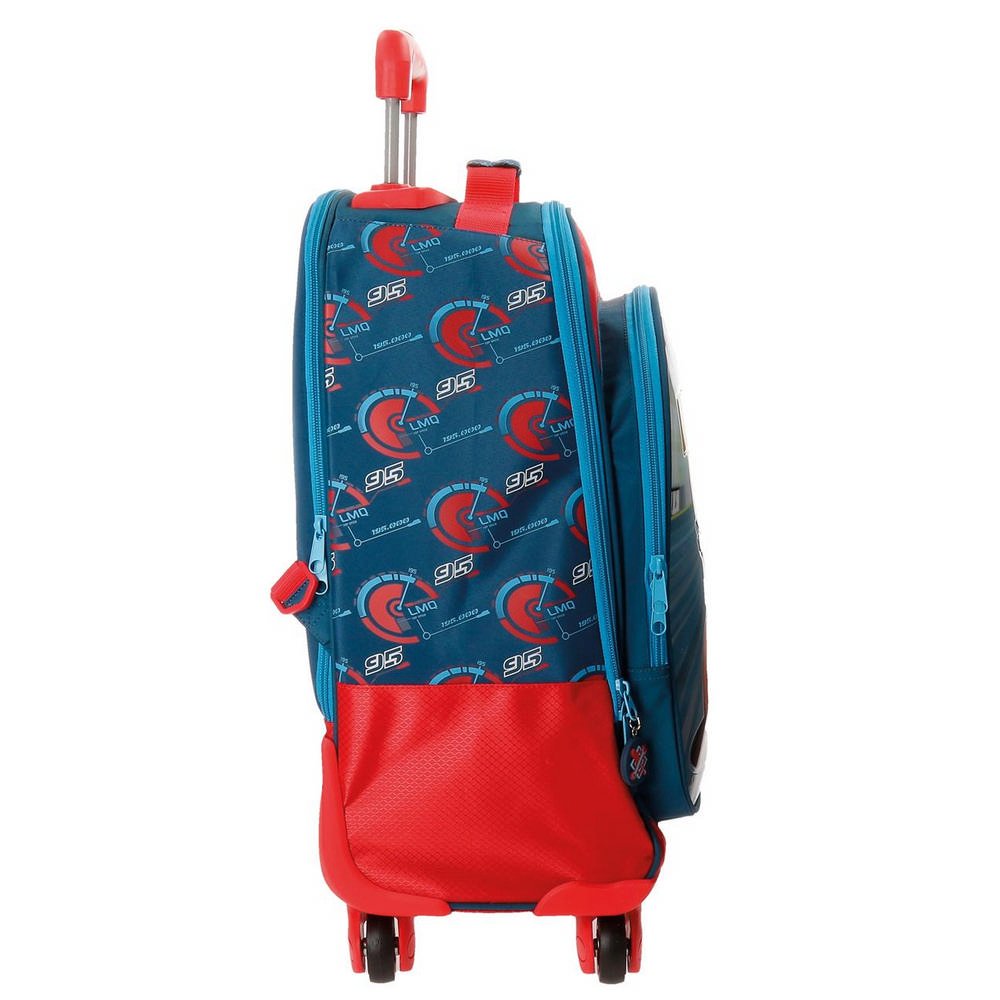Cars Race Adaptable Backpack with Trolley
