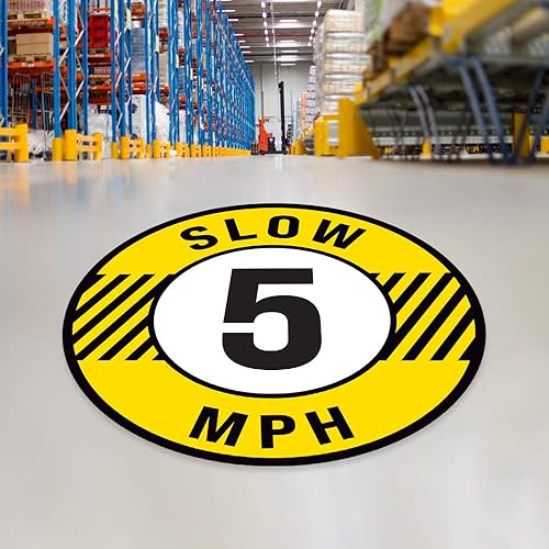 Vista 46 de Forklift Floor Decal (FORKLIFT CROSSING, 15")