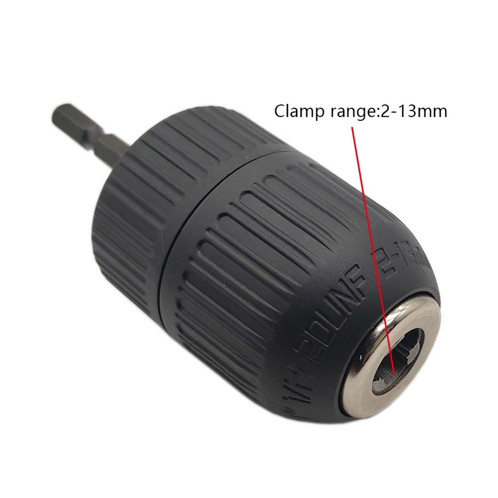 Convertidor de mandril taladro sin llave, adaptador cambio rápido rosca 1/2 "-20UNF, vástago SDS-Plus, hexagonal 1/4", 2-13mm(4pcs set)
