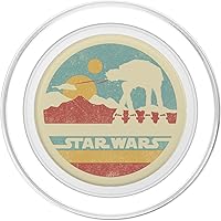Vista 2 de Star Wars AT-AT Retro Mountain Range PopSockets PopGrip: agarre intercambiable para teléfonos y tabletas PopSockets MagSafe PopGrip para iPhone