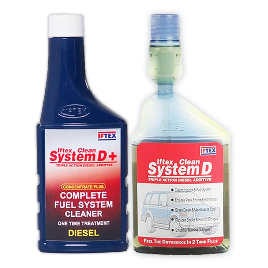 Iftex System D+ 300 ml and D 250 ml Fuel Additive/Injector Cleaner/Treats 350 litres Diesel Cars and SUV's/Keeps Engine Clean from Deposit Builtup. Increases Fuel Economy, Pickup and Smoothness-image-27