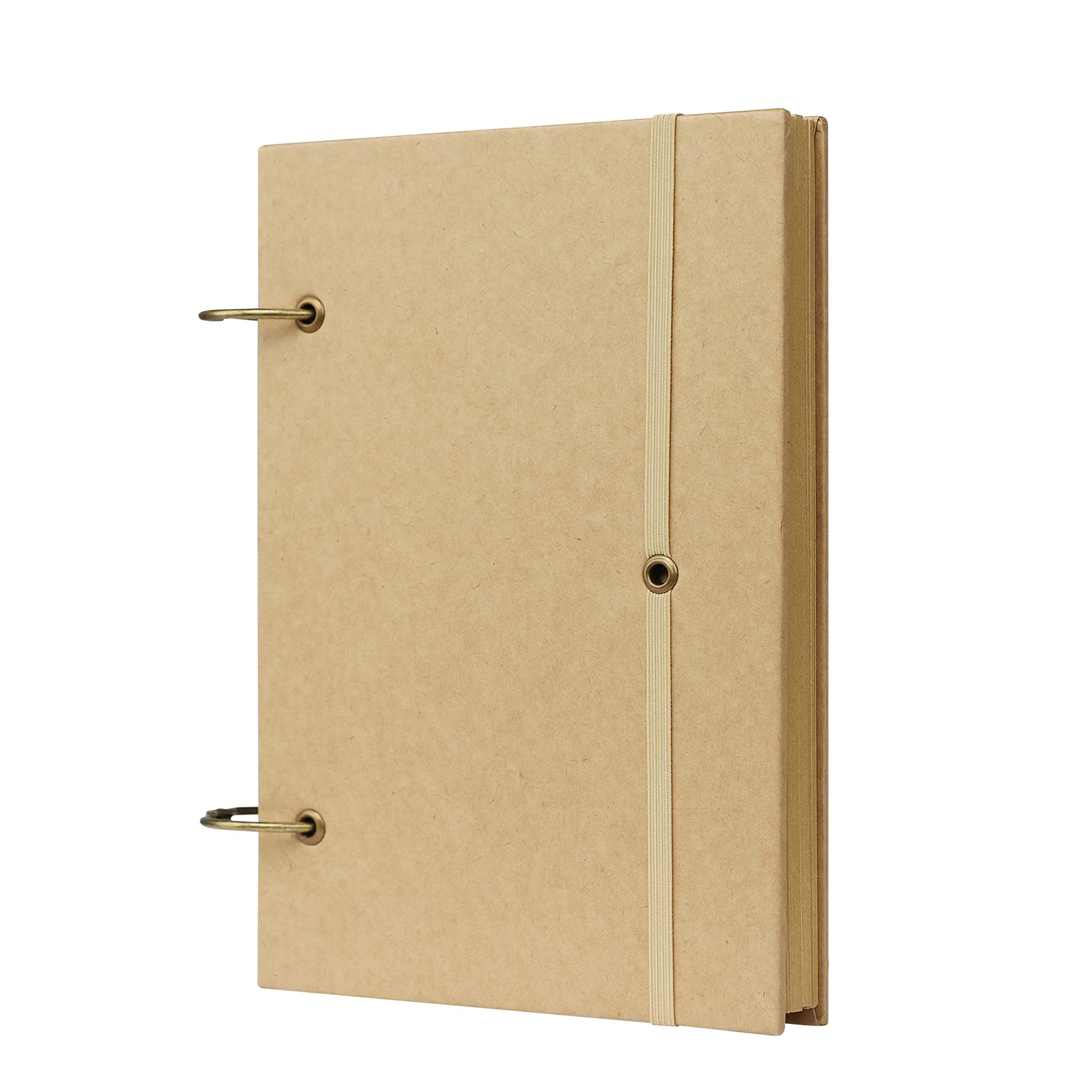 Amazon | ノート 無地 手帳 スケッチブック リング A5サイズ 23*16cm