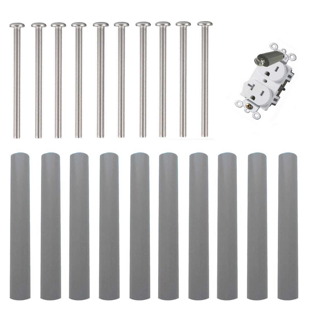 10 Pcak Electrical Outlet Spacers Kit, Outlet Extender Receptical