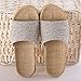 Pantuflas de suela plana de moda para mujer Imagen de Pantuflas de suela plana de moda para mujer