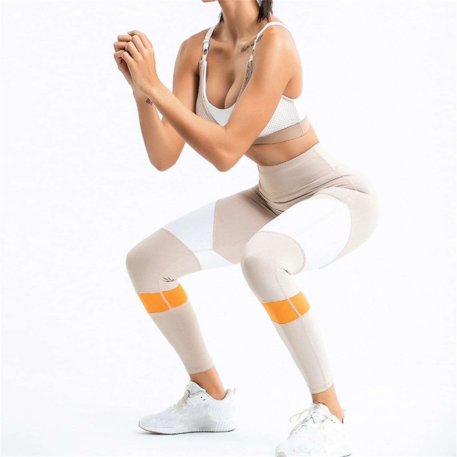 Zestaw odzieży do jogi, 2-częściowy zestaw dresów treningowych, dla kobiet, Color Block Quick Dry Trening, 2 sztuki, garnitur tłokowy do jogi, ochraniaczy, bez ramion, sportowy biustonosz z siateczki, zestaw do jogi, fitnessu, 2 sztuki