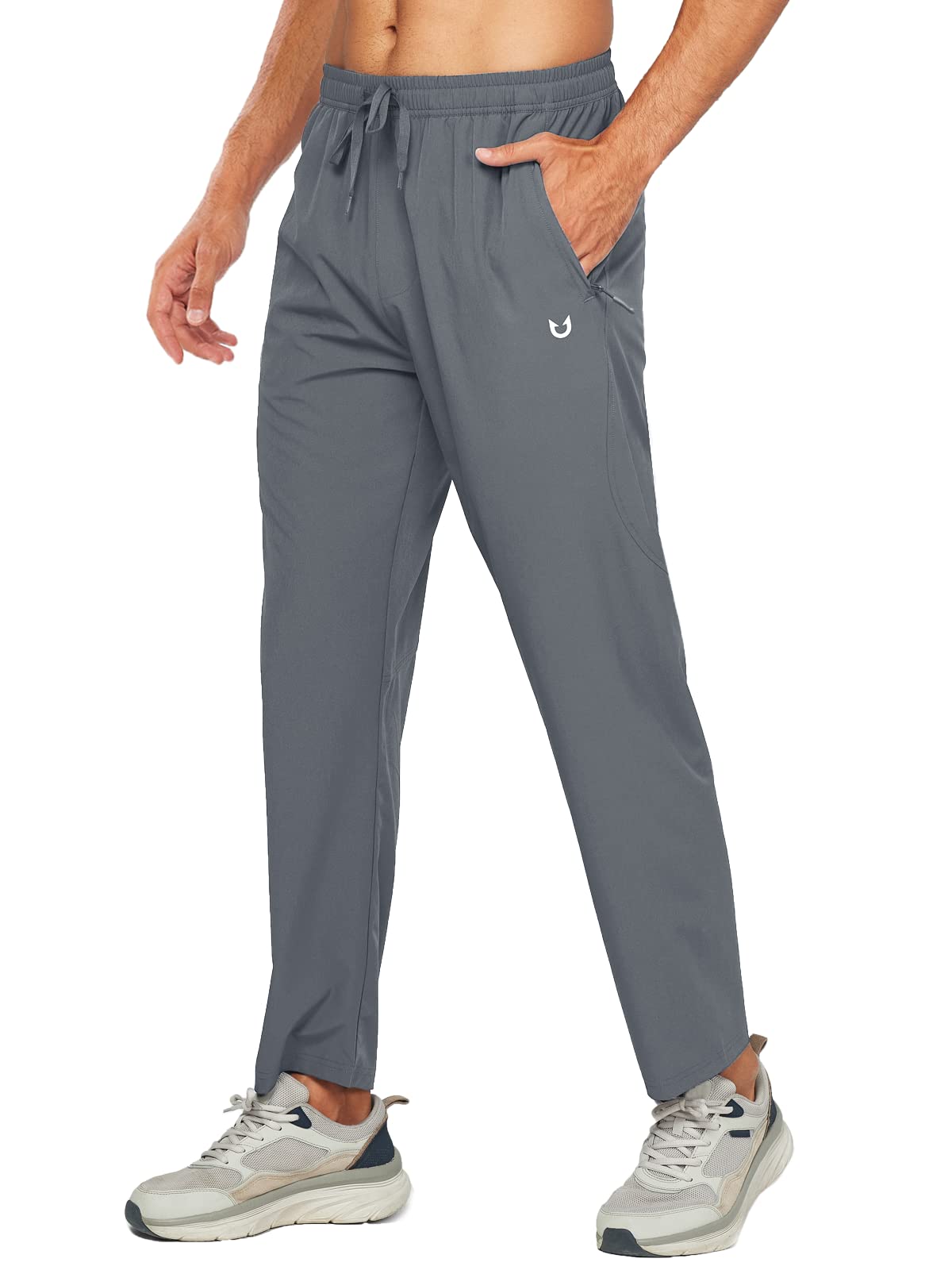 Men's Athletic Pants Running Workout Gym Lightweight Quick Dry