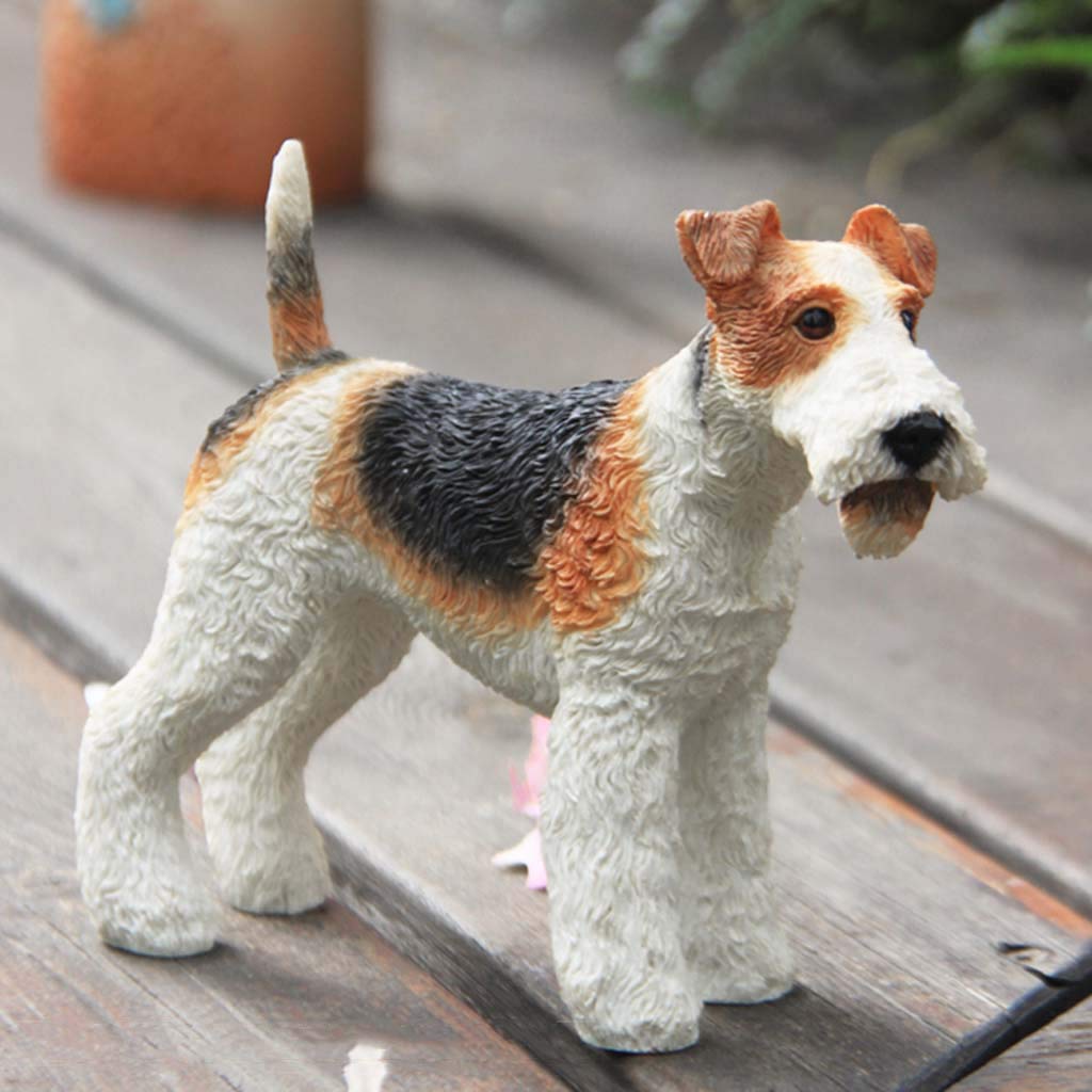 希少 Colle クリスタル フォックステリア フィギュアリン 犬 ドッグ Amazon.co.jp: イングリッシュフォックステリア犬像装飾、樹脂